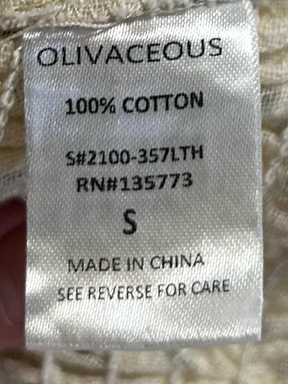 OLIVACEOUS Floral Smocked Two Piece Set Cottagecore Coquette Size Small